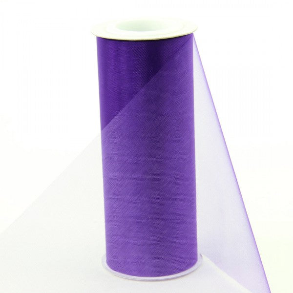 6"X20YD ORGANZA PURPLE A4