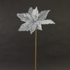25.2"SILVER POINSETTIA A25