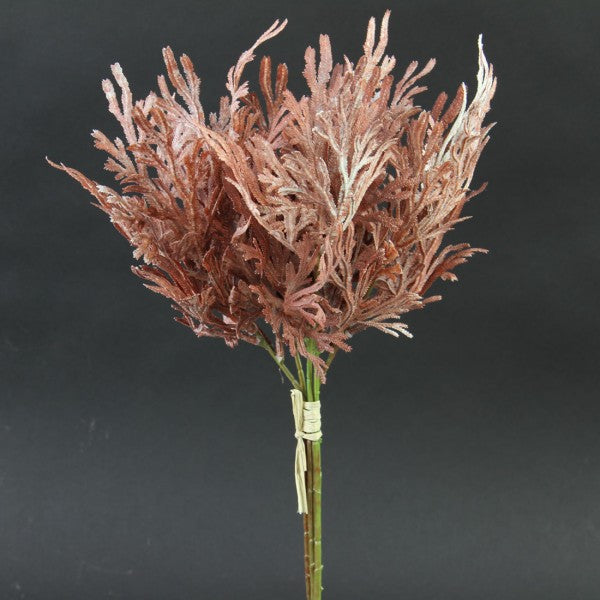 15.5"STAGHORN MAUVE/BURGUNDY