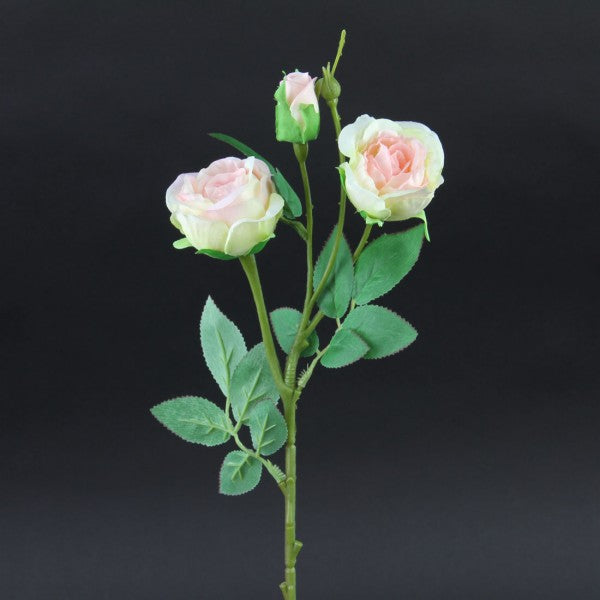 17" ROSE SPRAY PINK/CREAM