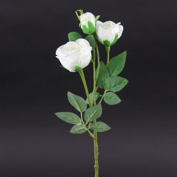 17" ROSE SPRAY CREAM