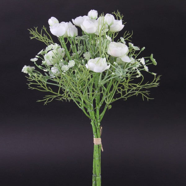 14"MINI BOHO ROSE CREAM/WHT