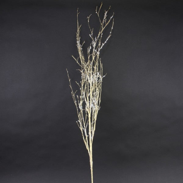 48"GLITTER TWIG SPRAY GOLD