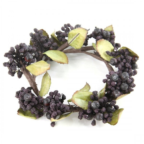 6"BERRY CANDLE RING A4