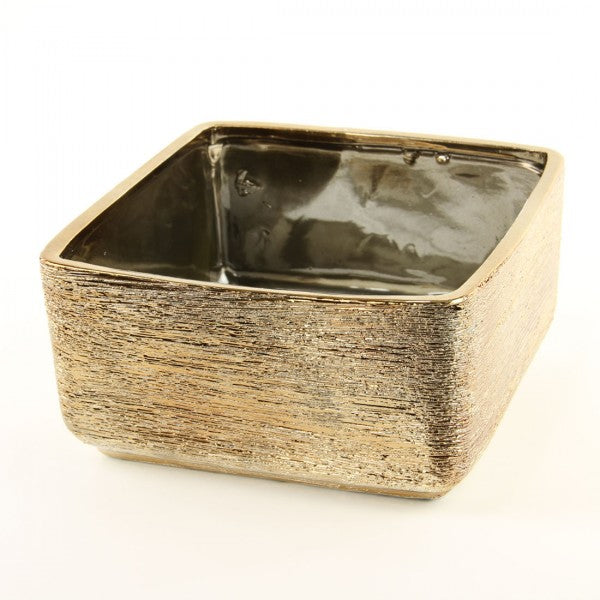8.5"X4.25"SQ.ETCHD GRDN PLNTR