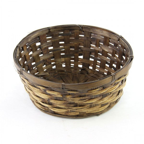 10" ROD BAMBOO TRAY STAINED