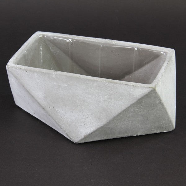 8.75"L RECT GEOMETRIC POT