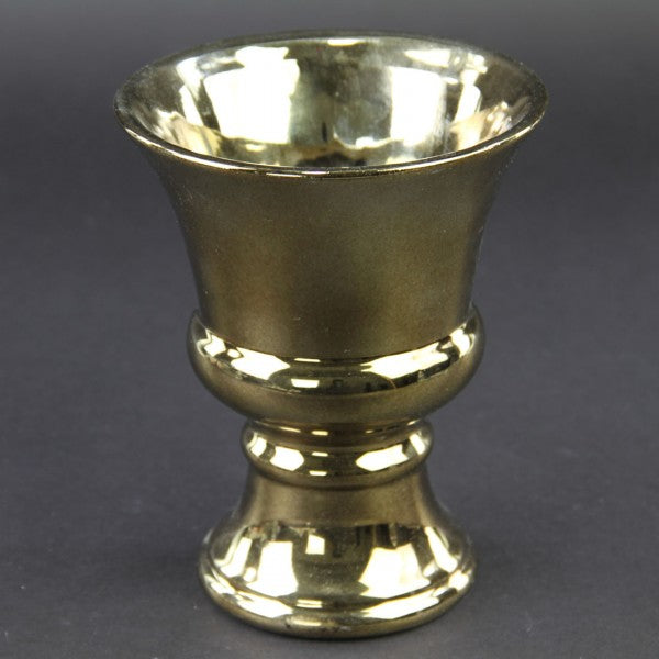 7"MED.TALL VASE GOLD