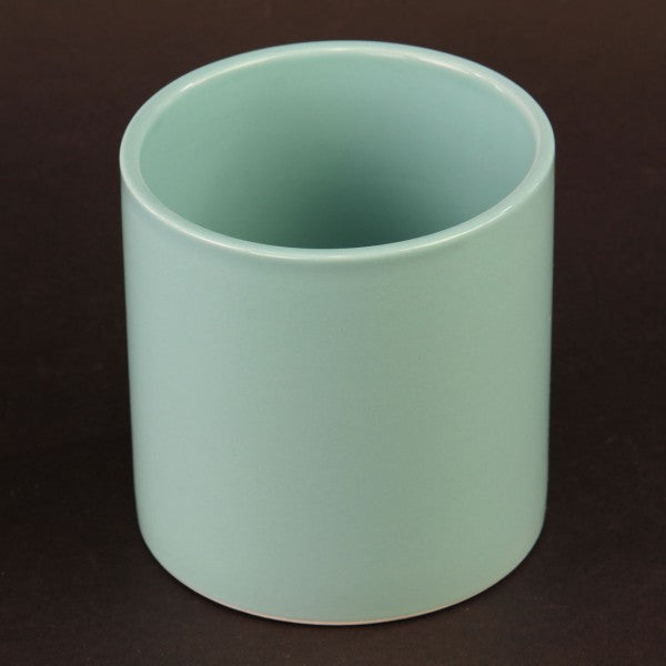 4.5"CYLINDER PLANTER BLUE