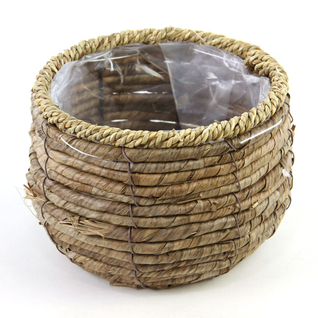 RND GRDN GRSS/ROPE BASKET S1