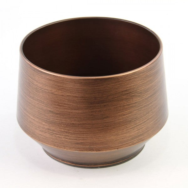 METAL PLANTER S2 COPPER