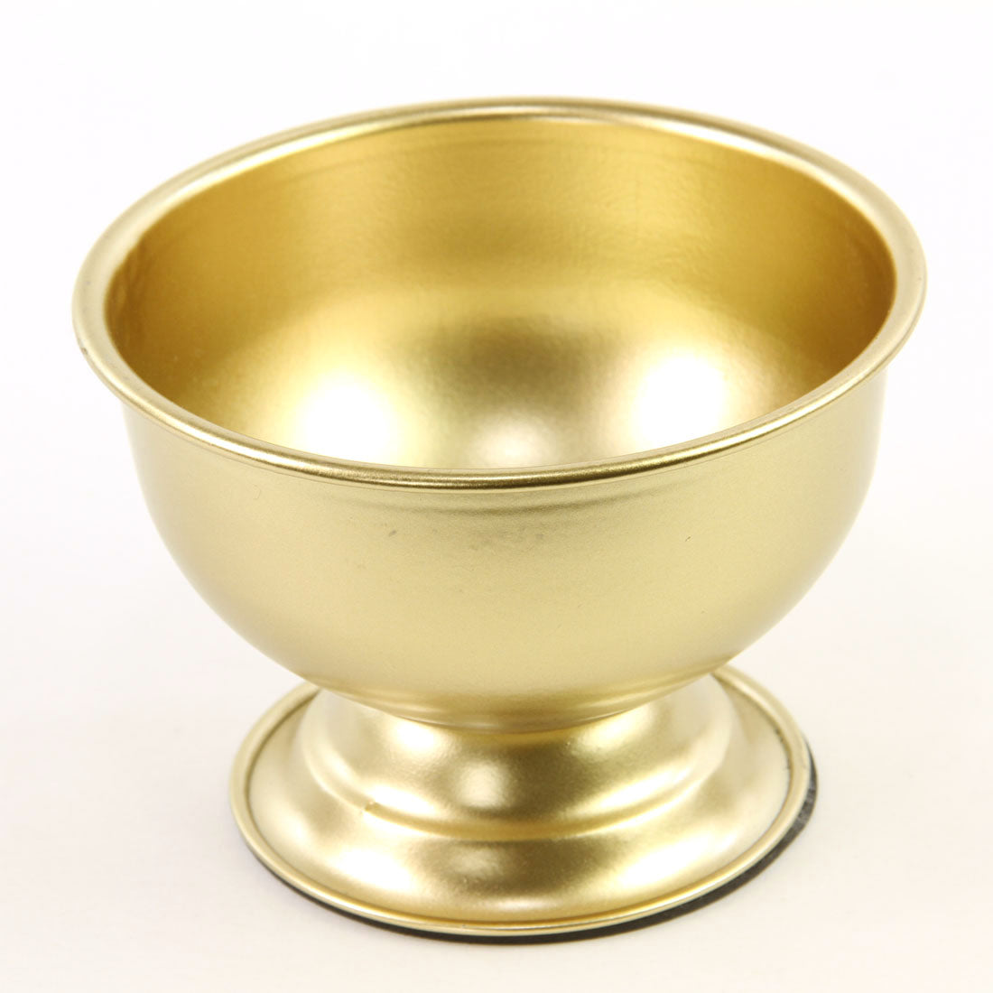 RND METAL URN ALL.GOLD