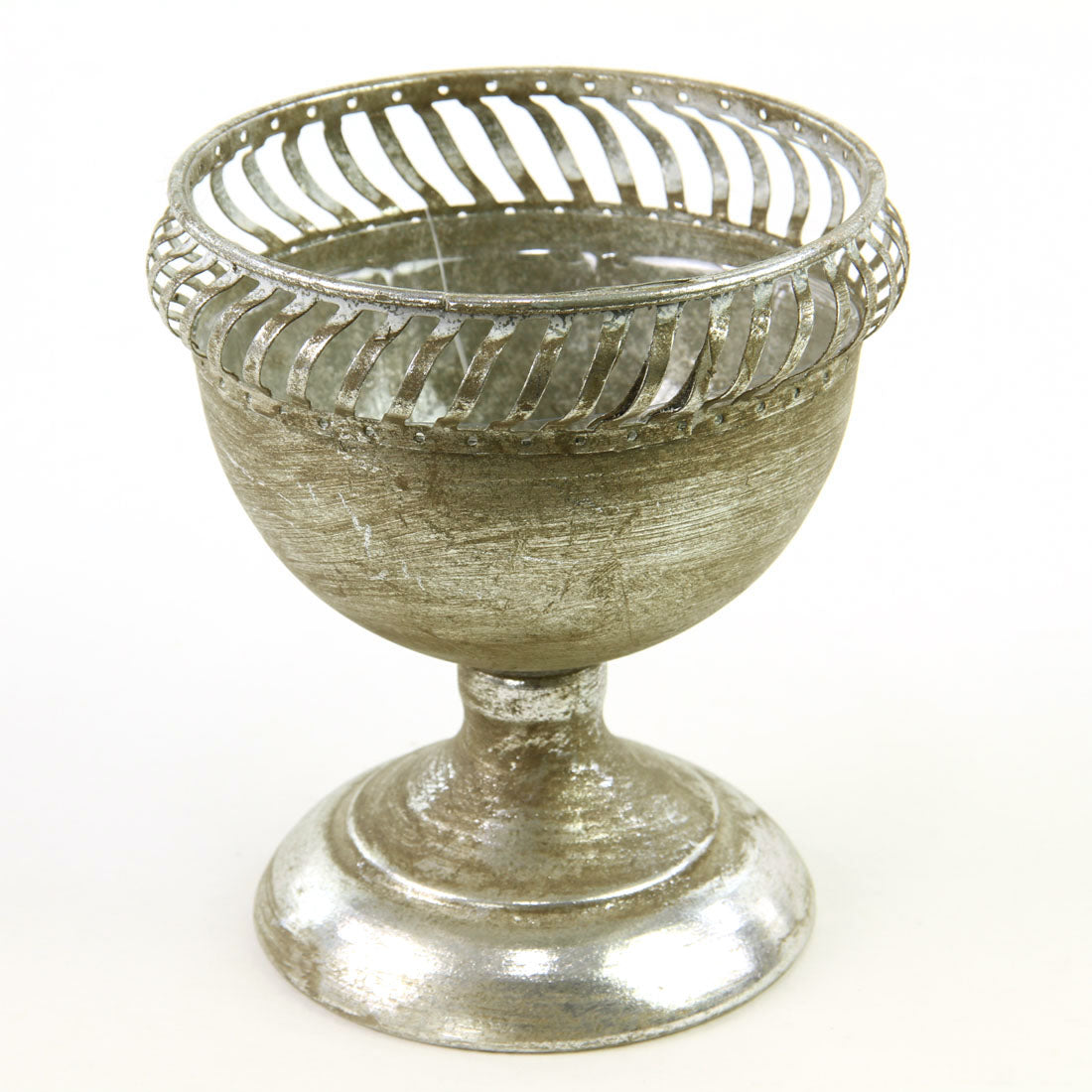 MINI URN LACE TOP SILVER
