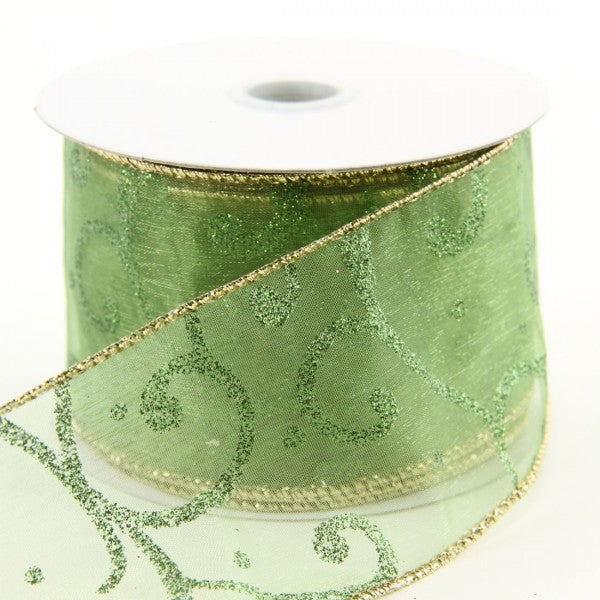 2.5"X10YD X-MAS RIBBON A4