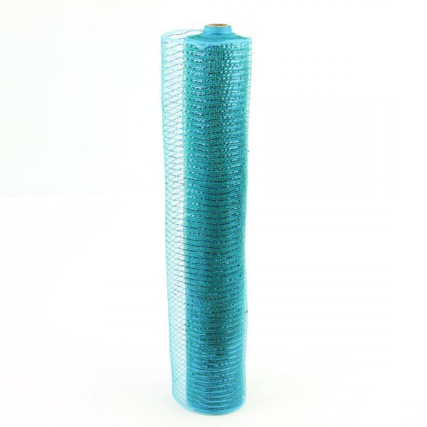 21"X10YD DECO.NET TEAL/TURQ