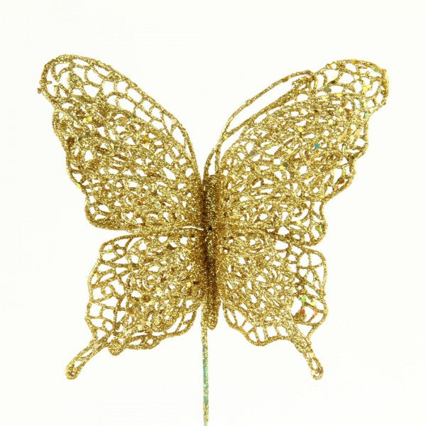 6"GLT BUTTERFLY PICK GOLD A4