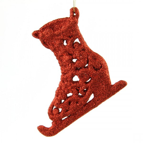 5.5"SNOW BOOT HANGING ORN