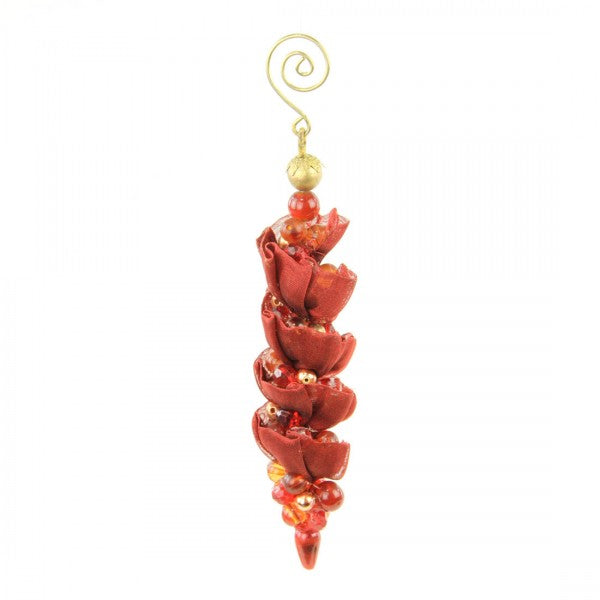RIBBON BEAD DROP ORNA A5