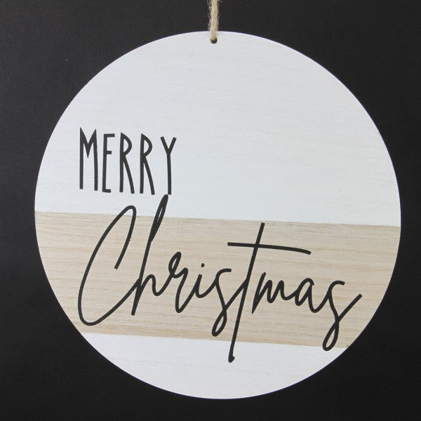 12"ORNAMENT WHT/NAT