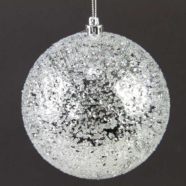 4"DECEMBER TWINKLE BALL SIL