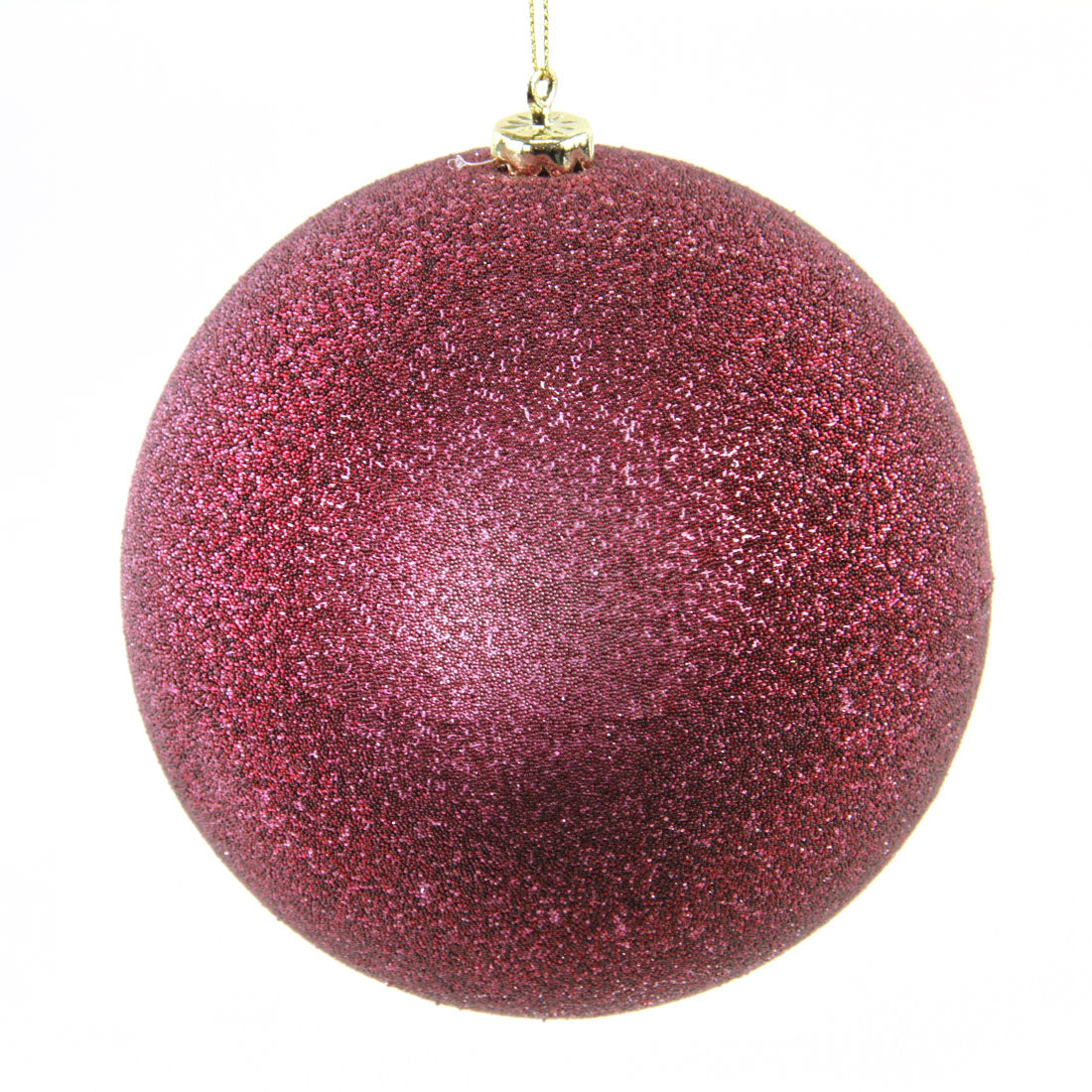 6"GLT.BEAD BALL PLUM