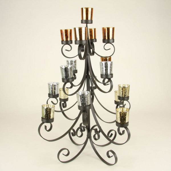 26.5"METAL VOTIVE TREE M25