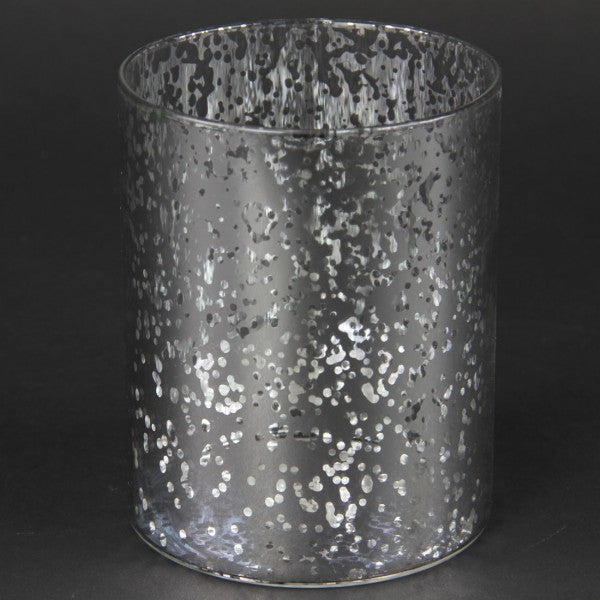 4" AGED GLASS VOTIVE