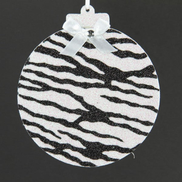 5.5" ZEBRA FLAT ORN A4