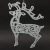 9"X11"GLT.REINDEER ORN A4
