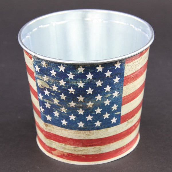 4.5"X4"ANTIQUE FLAG POT