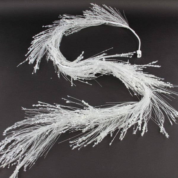 6' GLT.BURST GARLAND WHITE