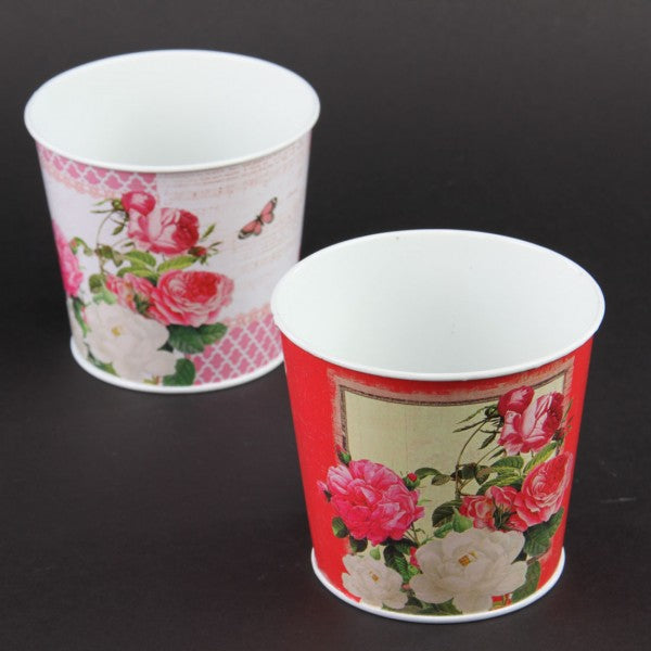 4.5"X4"GARDEN ROSE POT ROSE