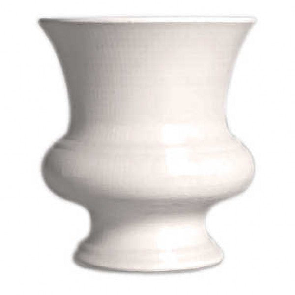 7.75" DESIGNER URN 12/CS WHITE