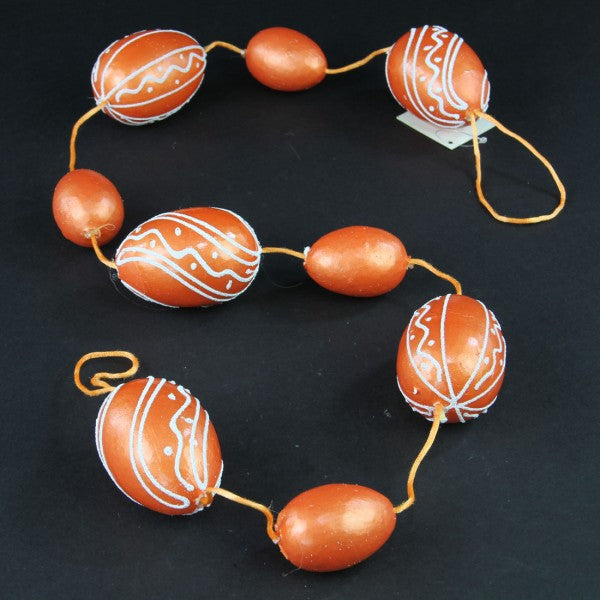 3.15"EGG GARLAND ORANGE A4