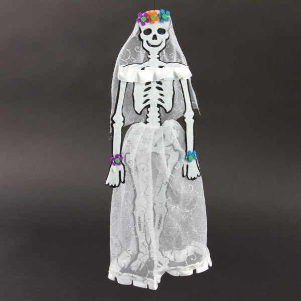 SKELETON W/WEDDING DRESS A5
