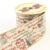 2.5"X10YD BEIGE RIBBON A4