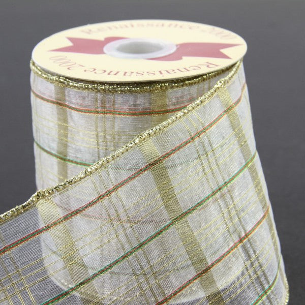 4"MULT COL.SHR PLAID A4