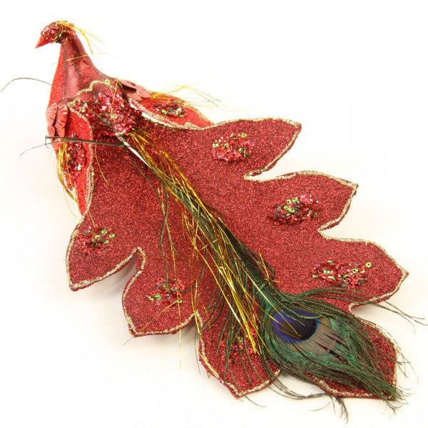 11"PEACOCK RED A4