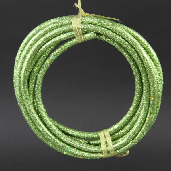10MM GLIT.HOOP 5YD GREEN A4