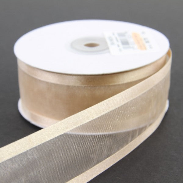 1.5" X 25 YD SHEER SATIN EDGE