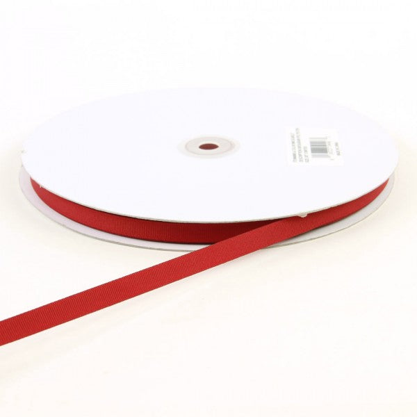3/8"X100YD GROSGRAIN SCARLET