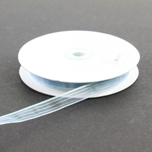 3/8"X25YD MET.ORGANZA STRP A4