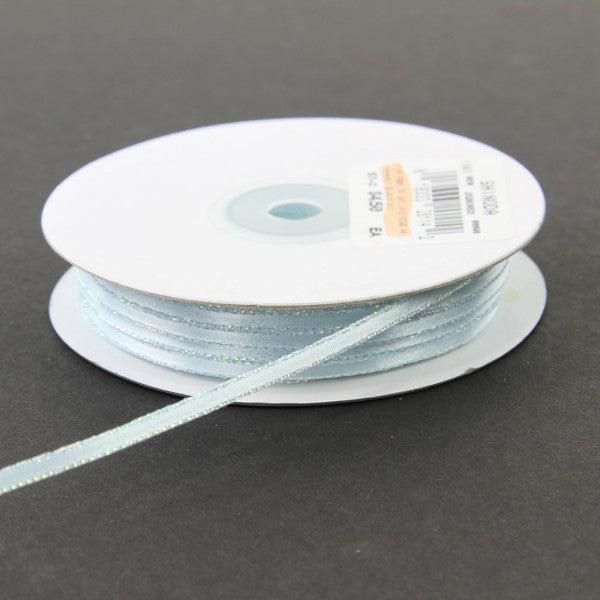1/8 INCH X 50 YARD SATIN IRIDESCENT EDGE RIBBON