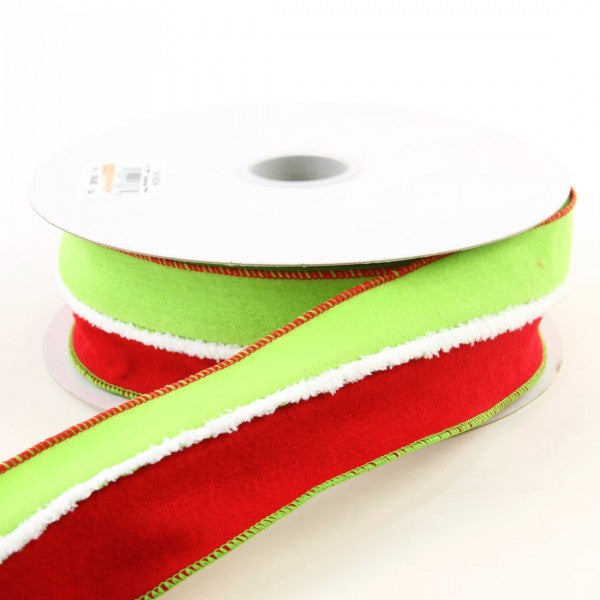 2.5"X10Y VLVT.DUO FUZZY STRP.