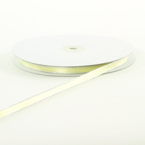 1/4" X 50 YD DOUBLE FACE SATIN IRID EDGE RIBBON