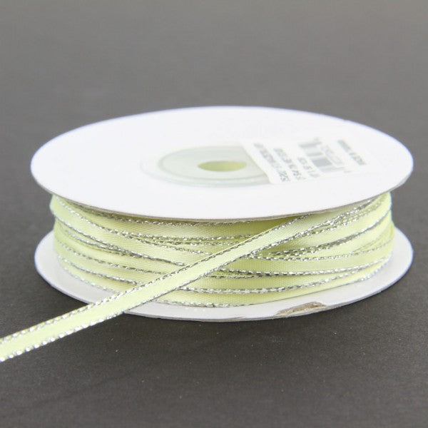 1/8 INCH X50 YARD DOUBLE FACE METALLIC SATIN EDGE
