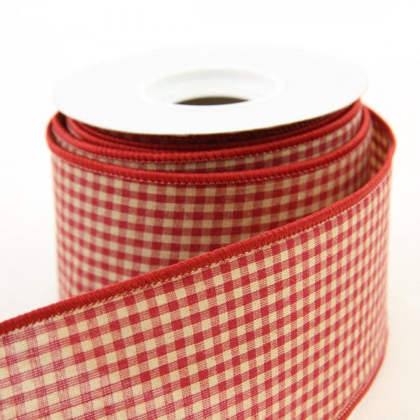 2.5"X10YD TEA DY GNGHAM A4