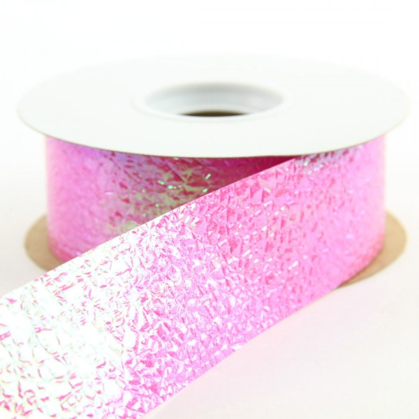 1.5" X 25 YD IRID CRACKED ICE RIBBON