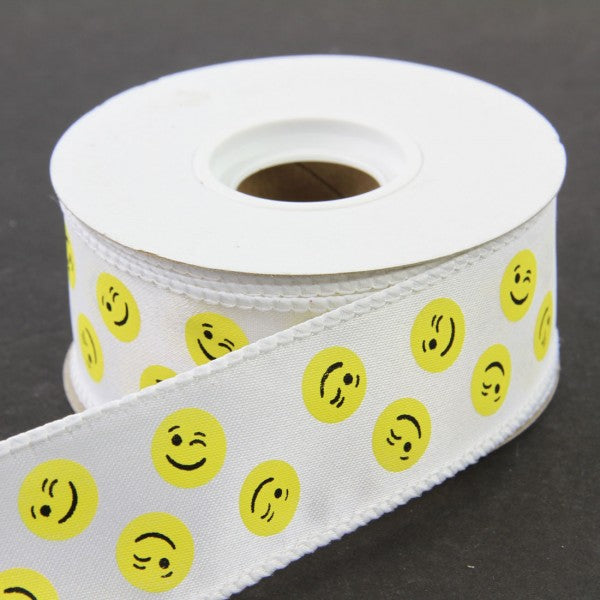 1.5"X10Y EMOJI WINKING A4