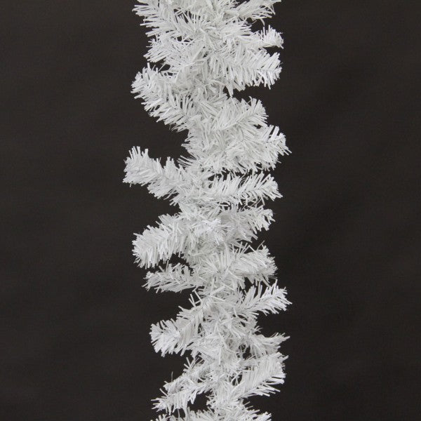 9'X8" GARLAND WHITE